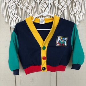Vintage Color Block Varsity Jacket